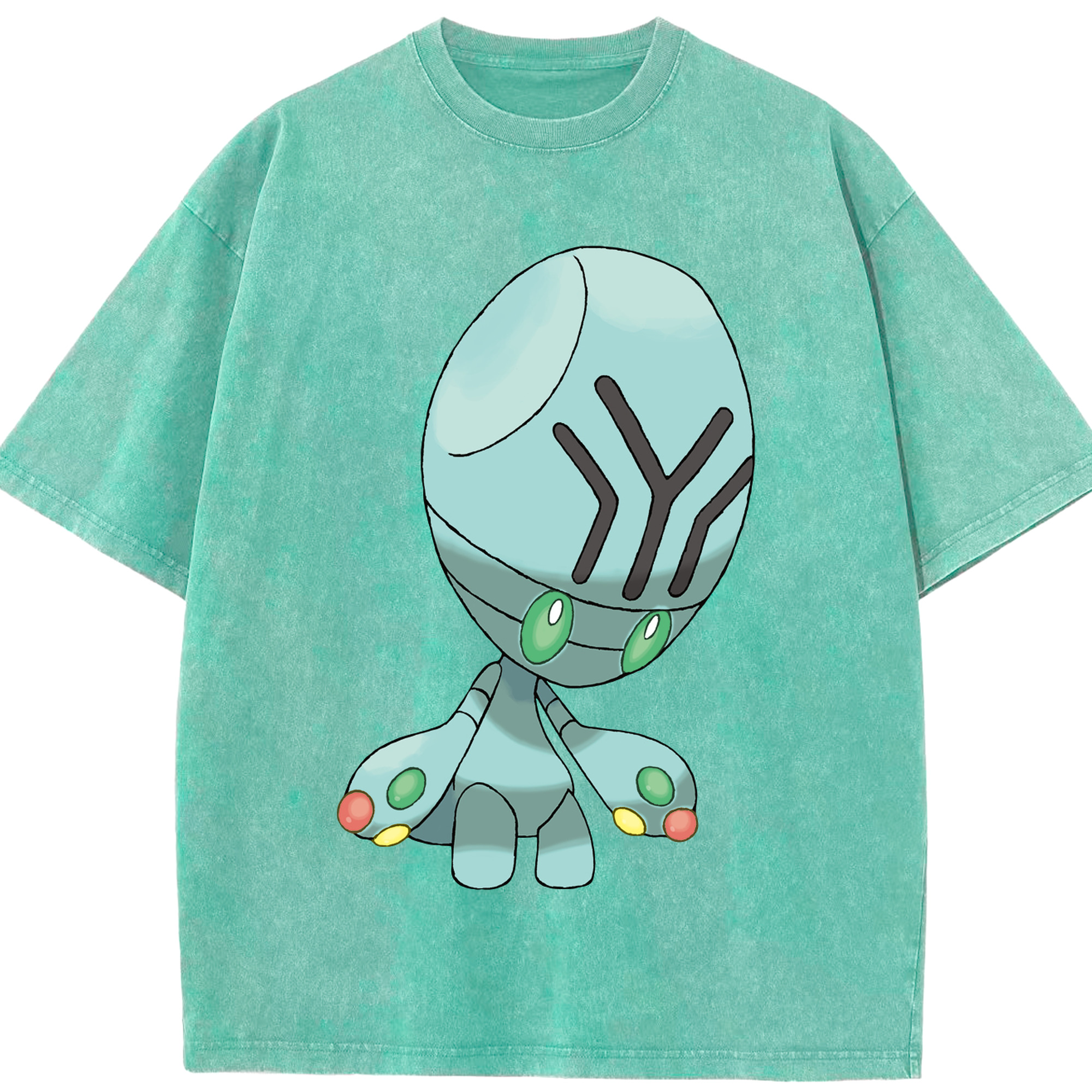 （画像用） ポケットモンスター Pokémon 綿100% ヴィンテージ風 半袖Tシャツ（フロントプリント）